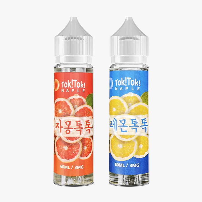 네이플 톡톡 레몬톡톡 & 자몽톡톡 액상